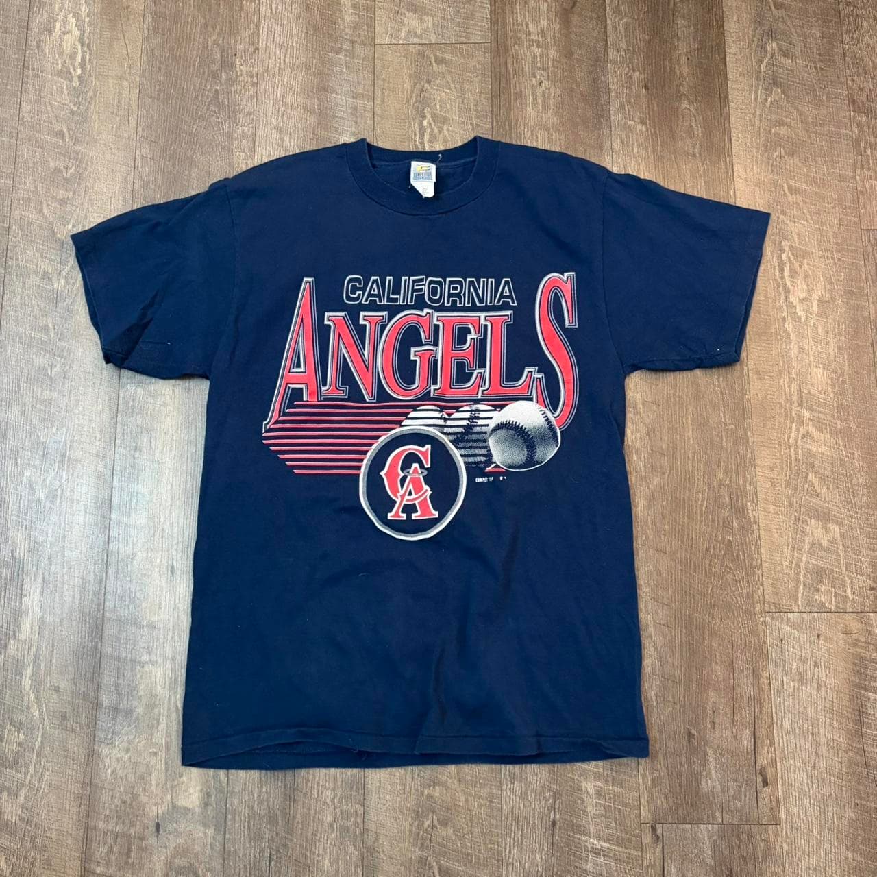 vintage angels baseball tee single